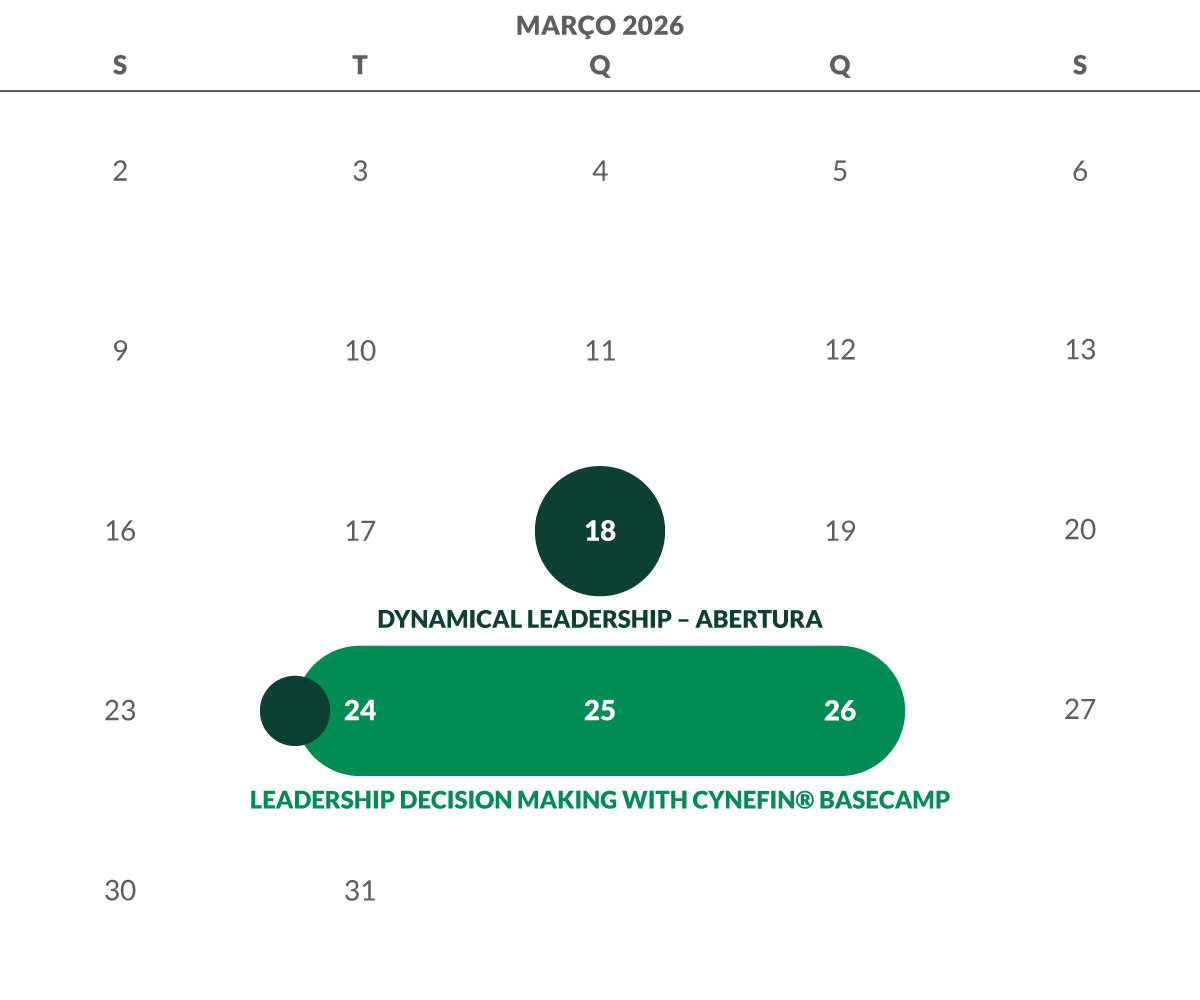 Educação Executiva - Agenda 2026